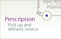 Prescription Pick up and delivery service